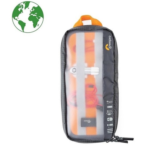 Lowepro GearUp Pouch (Green Line, Medium, Grey)