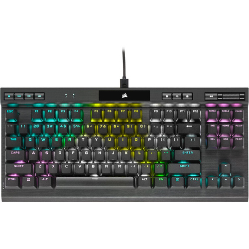 Corsair K70 RGB TKL Champion Series Optical Mechanical Gaming Keyboard (Black)