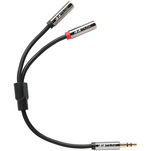 1010music 3.5mm Male to Female Stereo Breakout Cable (15cm)