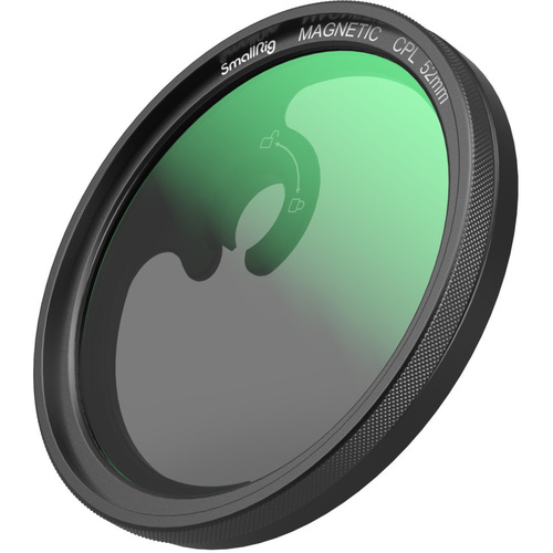 SmallRig 4388B MagEase Magnetic CPL Filter Kit with M-mount Filter Adapter (52mm)