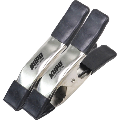 Kupo KCP-354-BK Steel A Clamp (Black, 2-Pack, 10cm)
