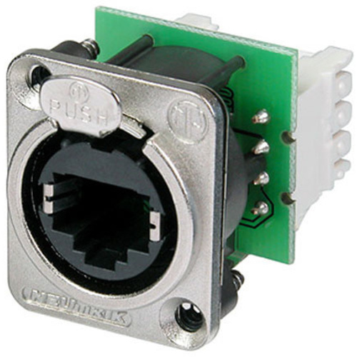 Neutrik NE8FDVY110 Ethernet Connection for etherCON Series RJ45 Terminal with IDC 110 (Silver)