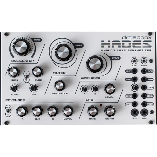 Dreadbox Hades Reissue Semimodular Analog Bass Synthesiser
