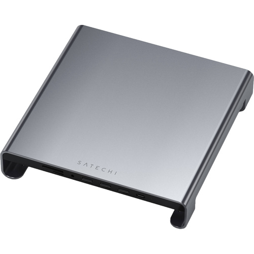 Satechi USB Type-C Aluminum Monitor Stand Hub for Apple iMac (Space Grey)