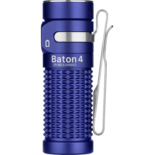 Olight Baton 4 Rechargeable Flashlight (Regal Blue)