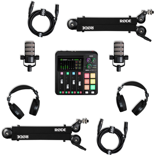 RODE RODECaster Two-Person Podcasting Bundle