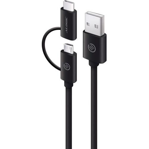 Alogic Sync and Charge USB-C to Micro USB Combo Cable (1m)