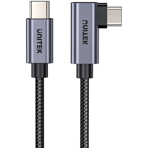 UNITEK USB-C to Right Angle USB-C Cable (50cm)
