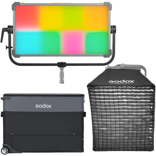 Godox KNOWLED P600R RGB LED Light Panel (Travel Kit)