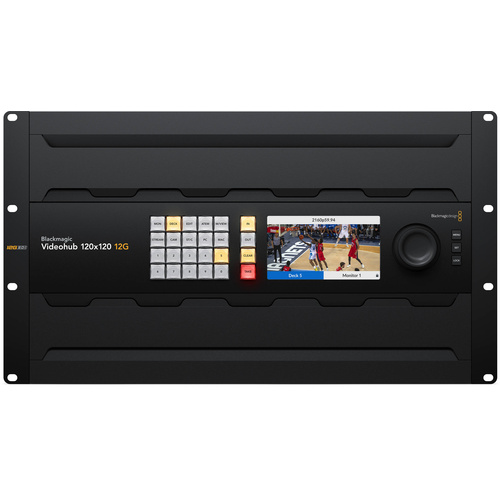 Blackmagic Design Videohub 120x120 12G Zero-Latency Video Router