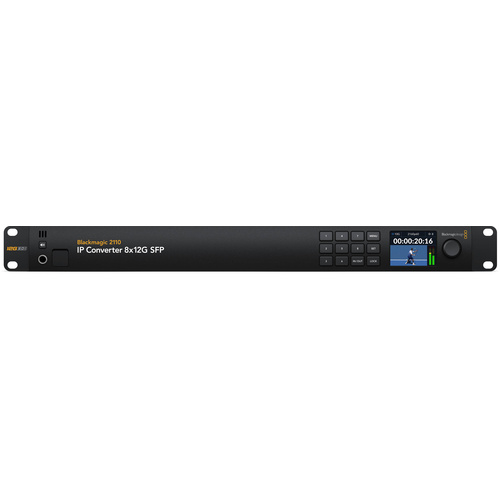 Blackmagic 2110 IP Converter 8x12G SFP