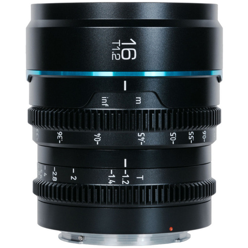 Sirui Nightwalker 16mm T1.2 S35 Manual Focus Cine Lens (X-Mount, Black)