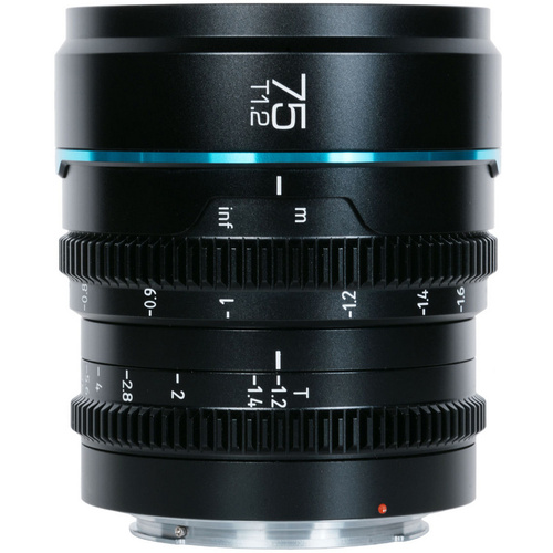 Sirui Nightwalker 75mm T1.2 S35 Manual Focus Cine Lens (E-Mount, Black)