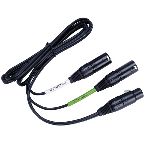 Lewitt DTP 40 Trs - 5-Pin XLR Female to Dual 3-Pin XLR Male Audio Cable (1.5m)