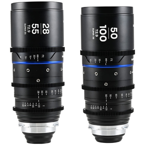 Laowa Nanomorph S35 28-55mm/50-100mm Zoom 2-Lens Bundle (Blue)