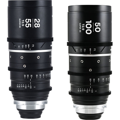 Laowa Nanomorph S35 28-55mm/50-100mm Zoom 2-Lens Bundle (Silver)