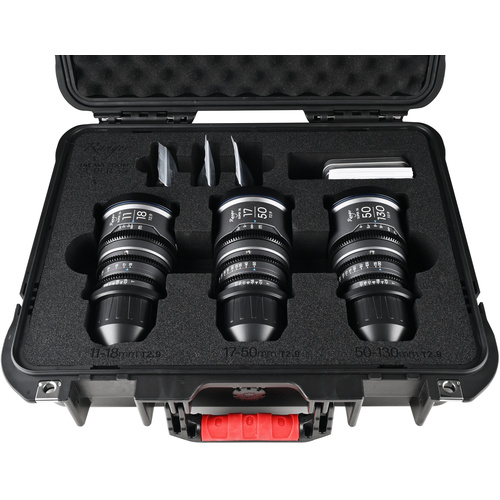 Laowa Ranger S35 3 Cine Lens Bundle (11-18mm, 17-50mm, 50-130mm)
