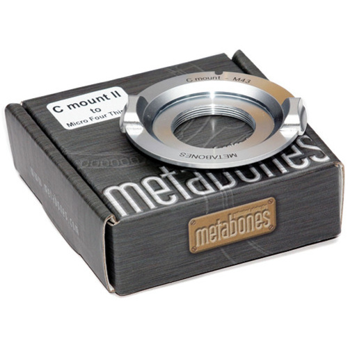 Metabones C-Mount Lens to Micro Four Thirds Lens Mount Adapter (Chrome)