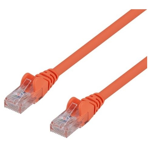 DYNAMIX Cat6 UTP Patch Lead - Slimline Snagless Molding (1.5m, Orange)