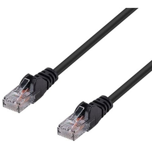 DYNAMIX Cat6 UTP Patch Lead - Slimline Snagless Molding (15m, Black)