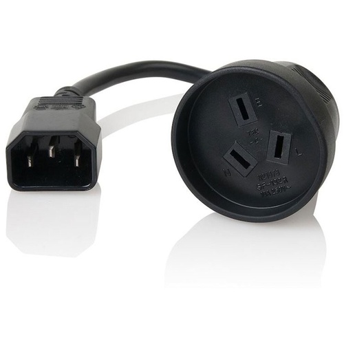Furman 10A Male IEC to Female Aust Socket Adaptor Cord (1m)