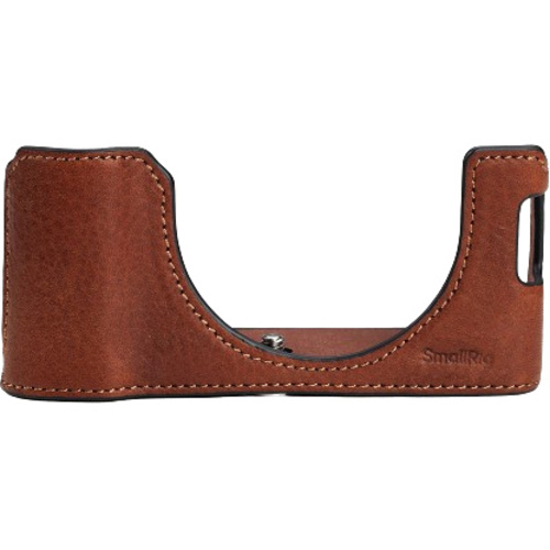 SmallRig 4699 Leather Half Case Kit for FujiFilm X100VI (Brown)