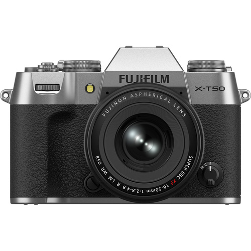 FujiFilm X-T50 Mirrorless Camera with 16-50mm Lens (Silver)