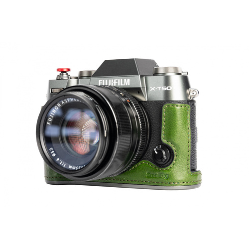SmallRig 4711 Leather Half Case Kit for X-T50 (Green)