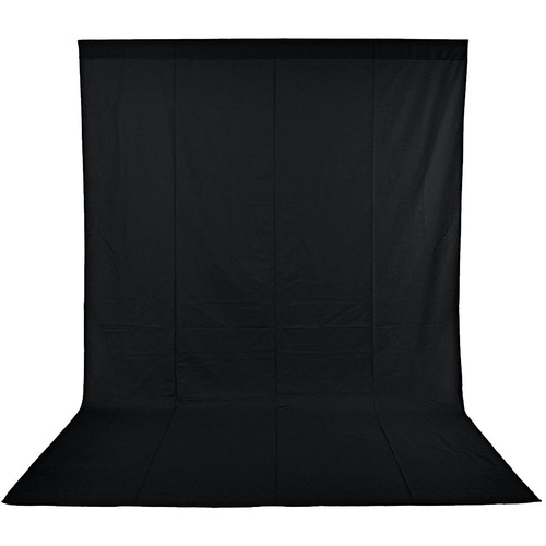 Xlite 3x6m Muslin Background (Black)