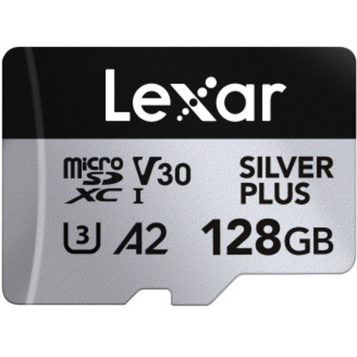 Lexar Professional 128GB SILVER PLUS microSDXC UHS-I Card