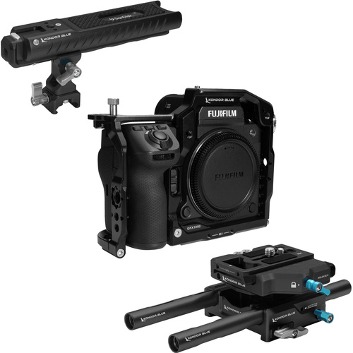 Kondor Blue FujiFilm GFX100 II Base Rig MKII (Raven Black)