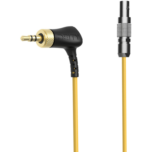 Deity C16 Right-Angle Locking 3.5mm TRS to Straight 4-Pin LEMO Timecode Cable