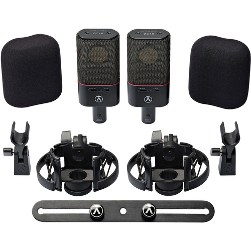 Austrian Audio OC18 Dual Set Large-Diaphragm Cardioid Condenser Microphones (Matched Pair)