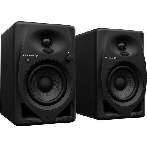Pioneer DJ DM-40D-BT 4" Two-Way Active Desktop Monitor System with Bluetooth (Pair, Black)