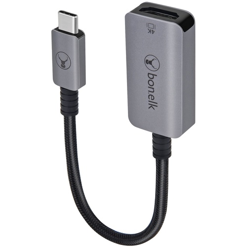 Bonelk Long-Life USB-C to 4K HDMI Adapter (15cm, Space Grey)