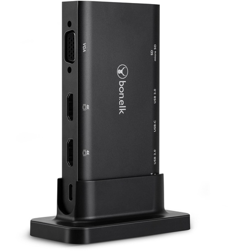 Bonelk Desktop Series 9 in 1 USB-C Multiport Hub (Black)