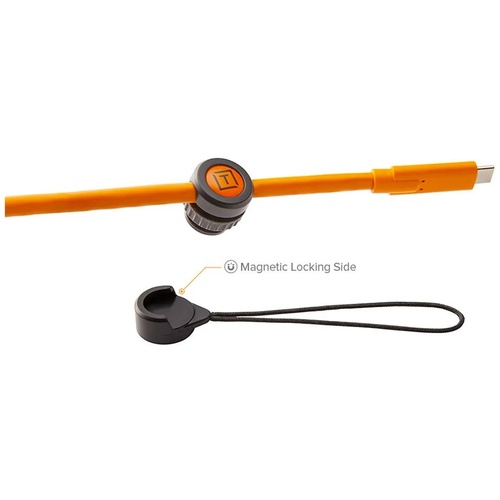 Tether Tools TetherPro USB-C To Mini-B 5-Pin Cable (4.6m, Orange) + TetherGuard TG020