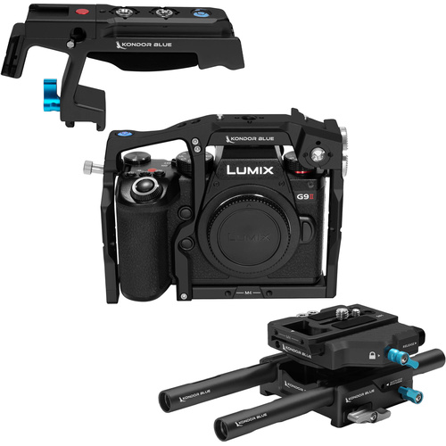 Kondor Blue Base Rig MK II for Lumix G9 II (Raven Black)
