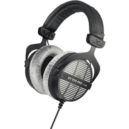 Beyerdynamic DT 990 Pro Professional Monitoring Headphones (80 Ohm, Silver)
