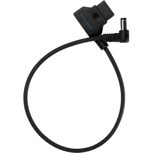 Kondor Blue Straight D-Tap to DC 2.5mm Right-Angle Cable (Raven Black, 38cm)