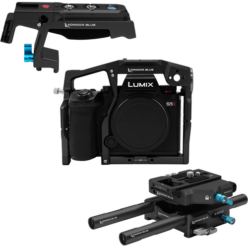 Kondor Blue Base Rig MK II for Lumix S5 II/X (Raven Black)