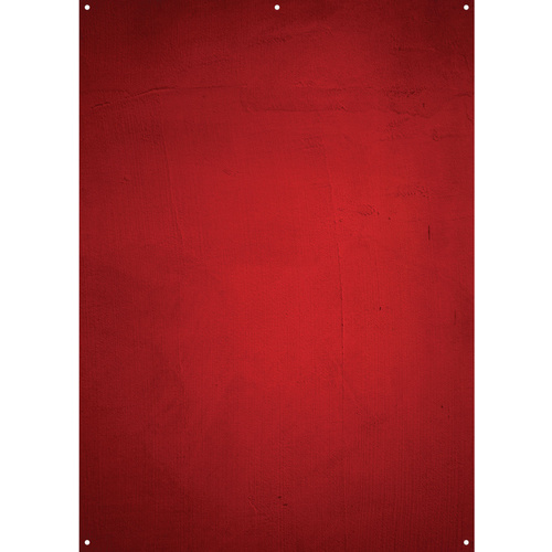 Westcott X-Drop Fabric Backdrop (Aged Red Wall, 5 x 7')