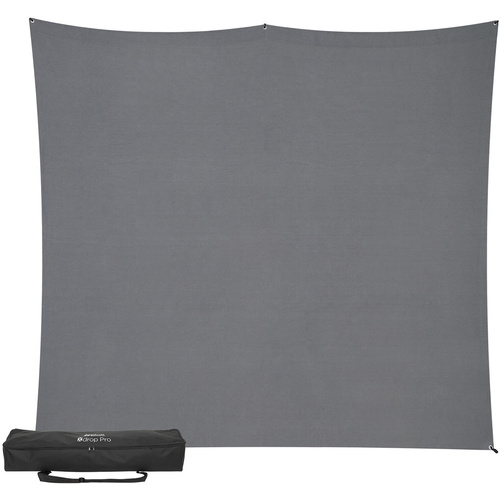 Westcott X-Drop Pro Fabric Backdrop Kit (Neutral Gray, 8 x 8')