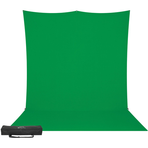 Westcott X-Drop Pro Wrinkle-Resistant Sweep Backdrop Kit (Chroma-Key Green, 8 x 13')