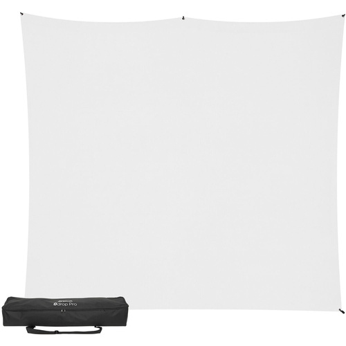 Westcott X-Drop Pro Wrinkle-Resistant Backdrop Kit (High-Key White, 8 x 8')