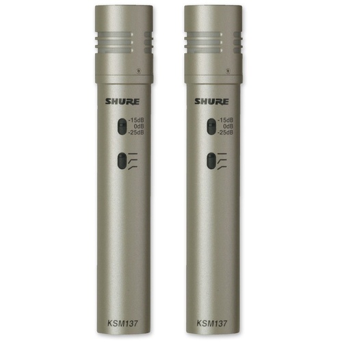 Shure KSM137 Cardioid Microphone Pair