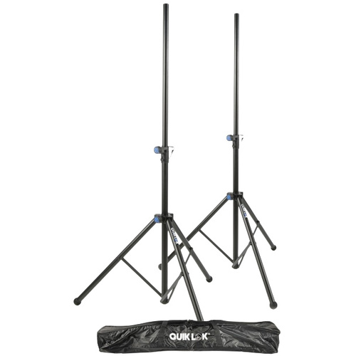 QuikLok S-171BK Lightweight Aluminium Speaker Stand (Pair)