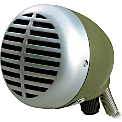 Shure 520DX Green Bullet Harmonica Microphone