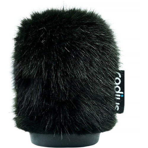 Radius Nimbus Fur Windshield for 0.74 to 0.86" Diameter Shotgun Microphones (Black, 4.7")