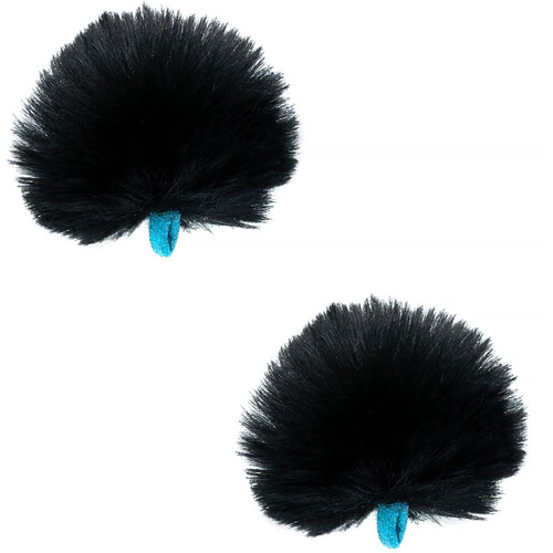 Radius Urchin Lavalier Hi-Wind Windshield (Black, 2-Pack)